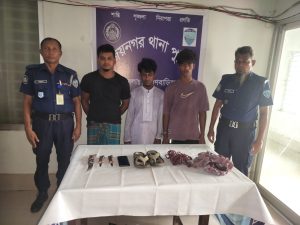 বিজয়নগরে অজ্ঞাত গলাকাটা লাশের সন্ধান  এবং ডাকাতি প্রস্তুতিকালী ৩ জনকে গ্রেফতার 