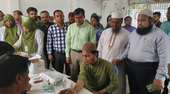 ব্রাহ্মণবাড়িয়ায় স্বাস্থ্য বিভাগের আয়োজনে মেডিকেল ক্যাম্প ও রক্তদান কর্মসূচি